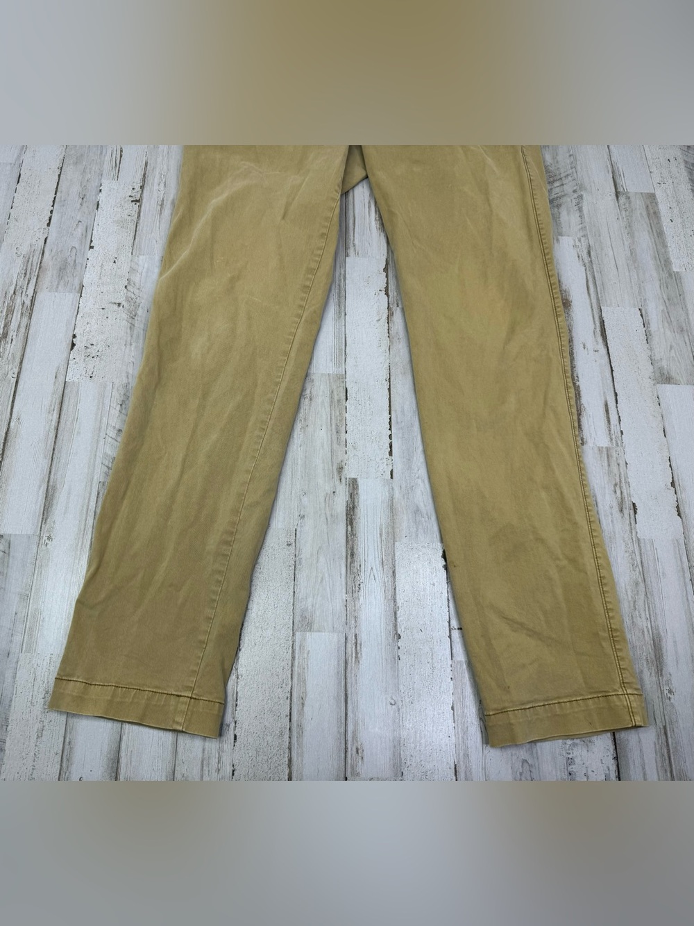 Gap Mens Slim Leg Pants Khaki Tab Size 36x33.5 Button Zip Close - Picture 3 of 11